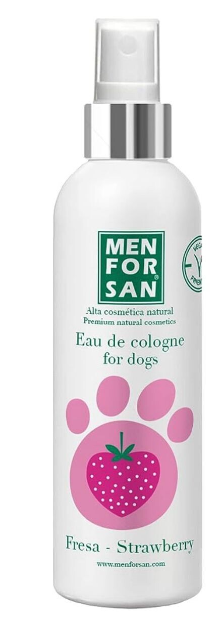 Colonia para perros aroma fresa125ml