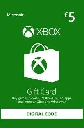 Xbox Gift Cards £5-£100