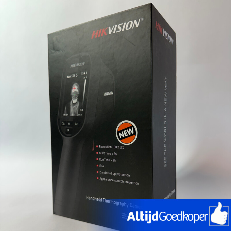 Hikvision DS-2TP31B-3AUF Draagbare Lichaamstemperatuurmonitor | Nieuw Hikvision DS-2TP31B-3AUF Draagbare Lichaamstemperatuurmonitor | Nieuw