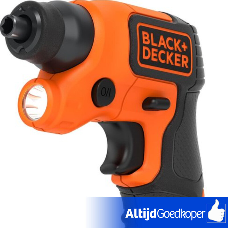 BLACK+DECKER BDCSFS30C Accu Schroefmachine - 3.6V - Incl. 30 accessoires