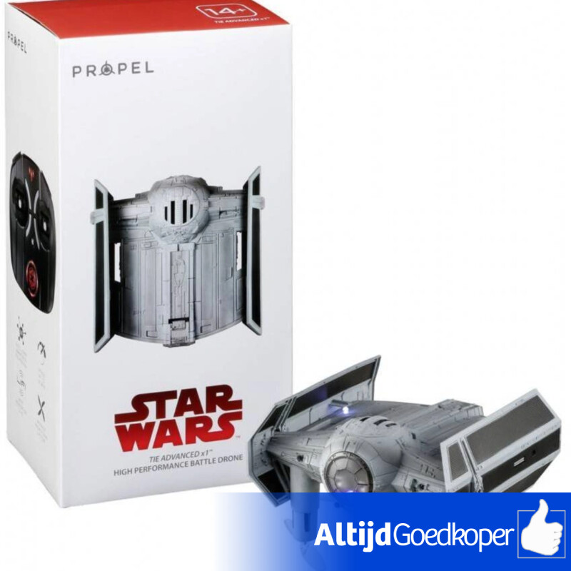 PROPEL® Star Wars Drone - Battling Quadcopter: TIE ADVANCED X1 | Nieuw | Elders 124.99 PROPEL® Star Wars Drone - Battling Quadcopter: TIE ADVANCED X1 | Nieuw | Elders 124.99