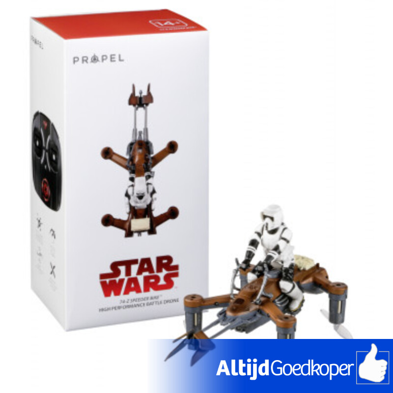 PROPEL® Star Wars Drone - Battling Quadcopter: 74-Z SPEEDER BIKE | Nieuw | Elders 179.