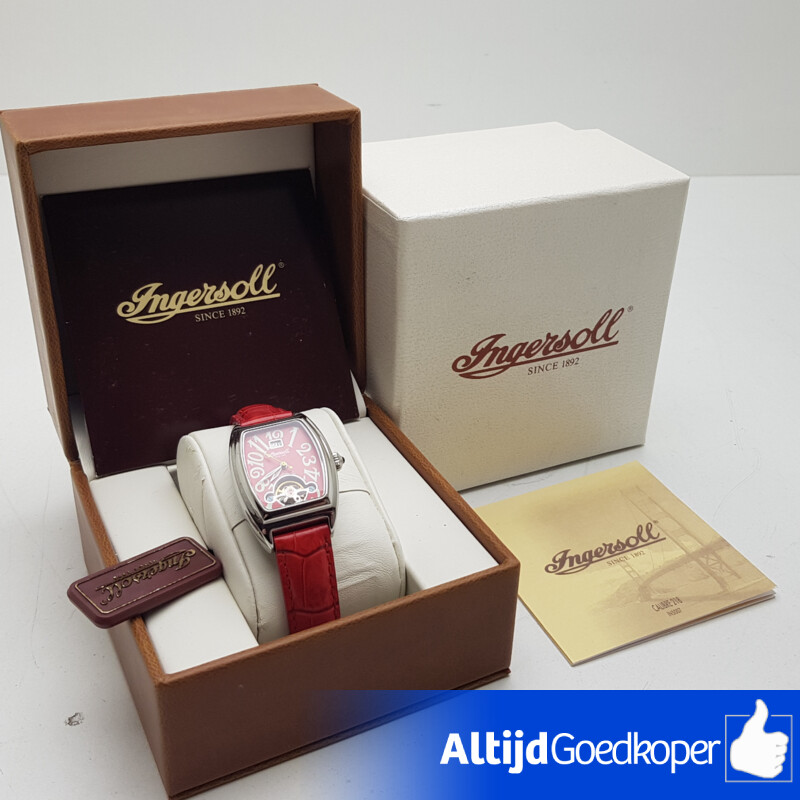 Ingersoll IN3700RD Princess Red Dameshorloge Ingersoll IN3700RD Princess Red Dameshorloge