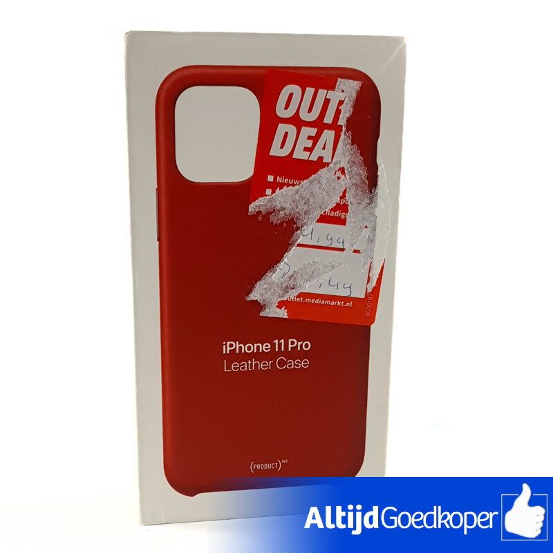 Apple iPhone 11 Pro Leather Case Red | Nieuw In Doos Apple iPhone 11 Pro Leather Case Red | Nieuw In Doos