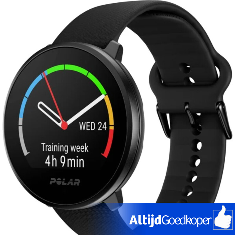 Polar Ignite GPS Fitness Watch M/L Black-Silver | Nieuw uit doos Polar Ignite GPS Fitness Watch M/L Black-Silver | Nieuw uit doos