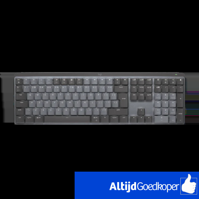 Logitech MX Mechanical | Draadloos mechanisch toetsenbord | Tactile - QWERTY ISO | Grijs Logitech MX Mechanical | Draadloos mechanisch toetsenbord | Tactile - QWERTY ISO | Grijs