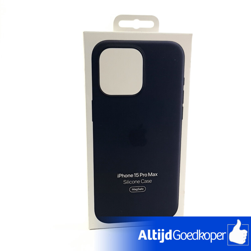 Apple iPhone 15 Pro Max Silicone Case Black/Zwart | Nieuw In Doos Apple iPhone 15 Pro Max Silicone Case Black/Zwart | Nieuw In Doos