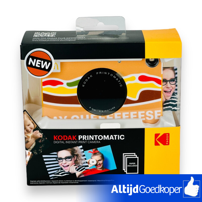 Kodak Printomatic Instant Camera - Geel | NIEUW! Kodak Printomatic Instant Camera - Geel | NIEUW!