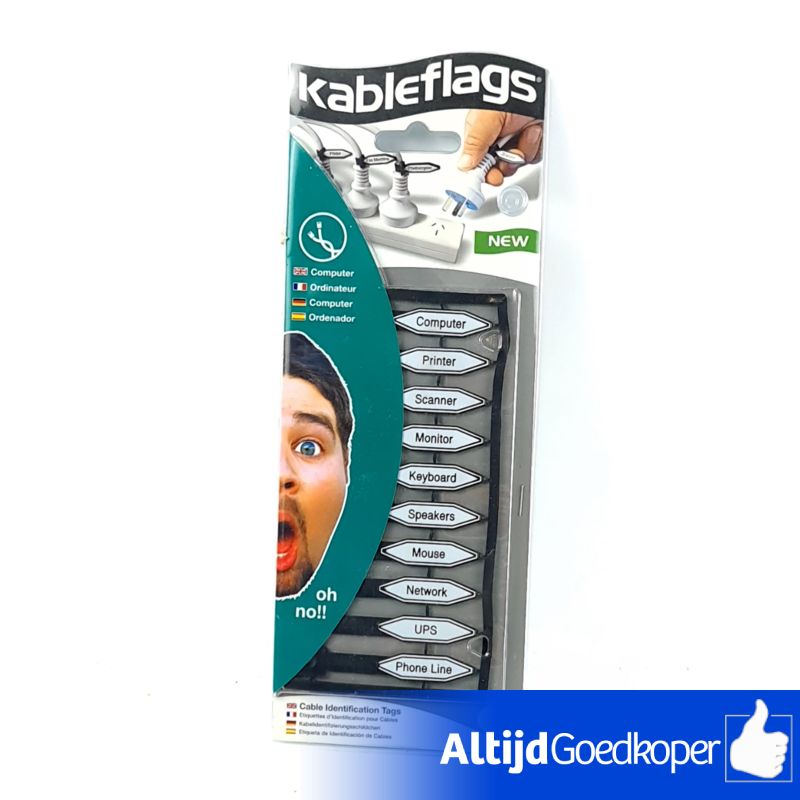 Kabelflaggetjes, Kableflags, Kabel Labels | Nieuw In Seal Kabelflaggetjes, Kableflags, Kabel Labels | Nieuw In Seal