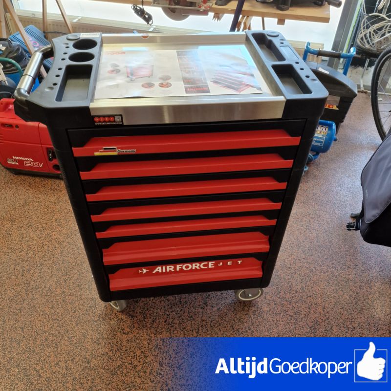 Jet Airforce Gereedschapswagen 164-delig | Nieuw