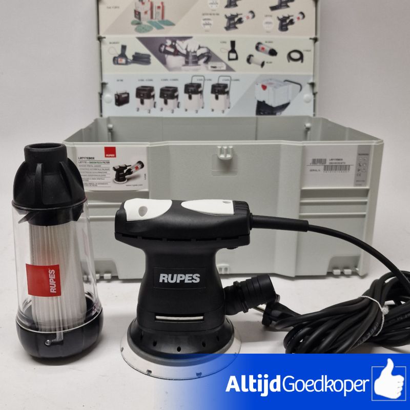 Rupes RU-LE71TE/BOX Vlakschuurmachine in systainer | nieuw Rupes RU-LE71TE/BOX Vlakschuurmachine in systainer | nieuw