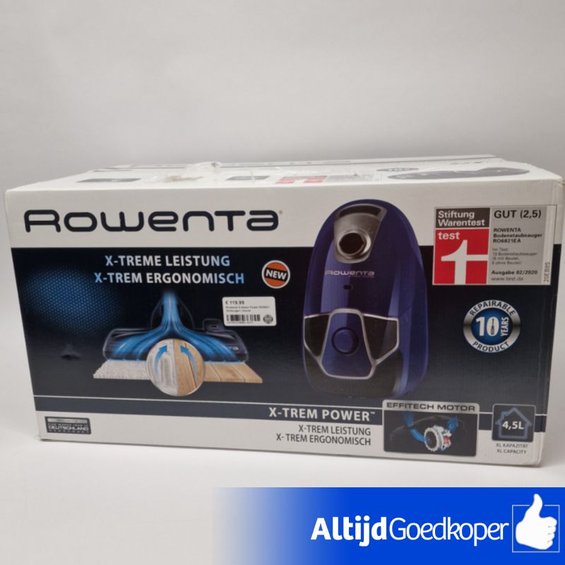 Rowenta X-treme Power RO6821 Stofzuiger | Nieuw