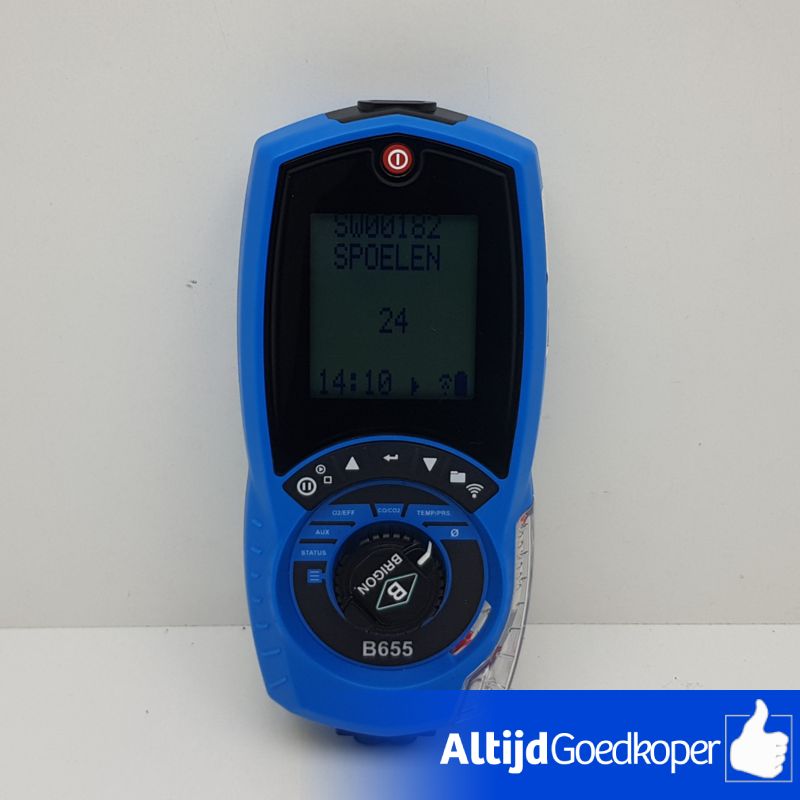 Brigon 655NL rookgasmeter rendementsmeter | Nieuw Brigon 655NL rookgasmeter rendementsmeter | Nieuw