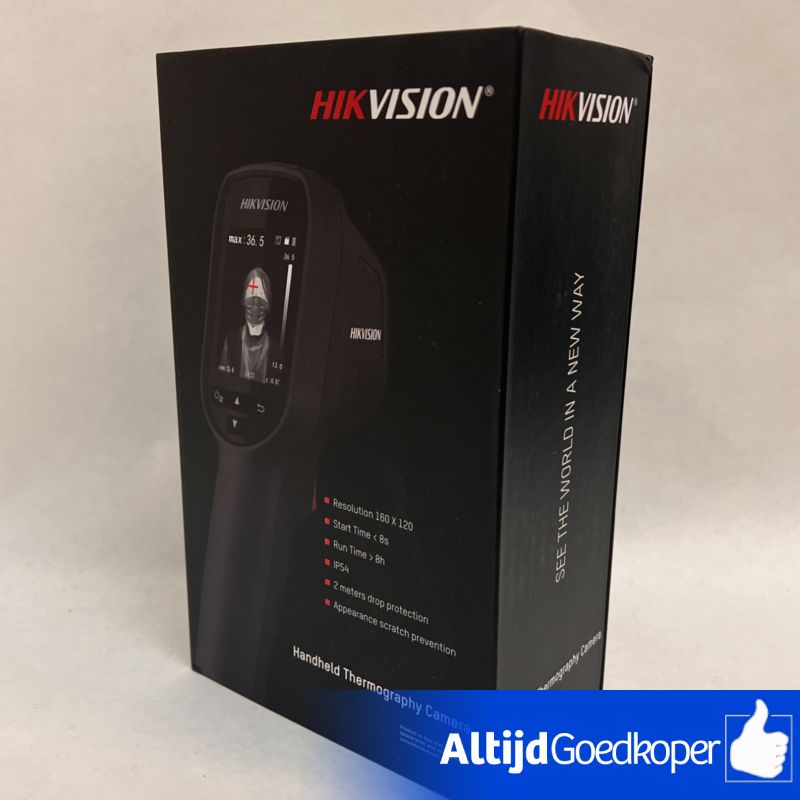 Hikvision DS-2TP31B-3AUF Draagbare Lichaamstemperatuurmonitor (Nieuw)* Hikvision DS-2TP31B-3AUF Draagbare Lichaamstemperatuurmonitor (Nieuw)*