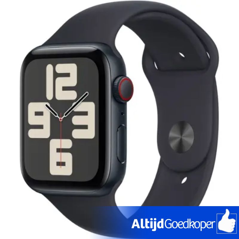 Apple Watch SE (2022) Cellular 4G 44mm Zwart | Nieuw in seal met garantie Apple Watch SE (2022) Cellular 4G 44mm Zwart | Nieuw in seal met garantie