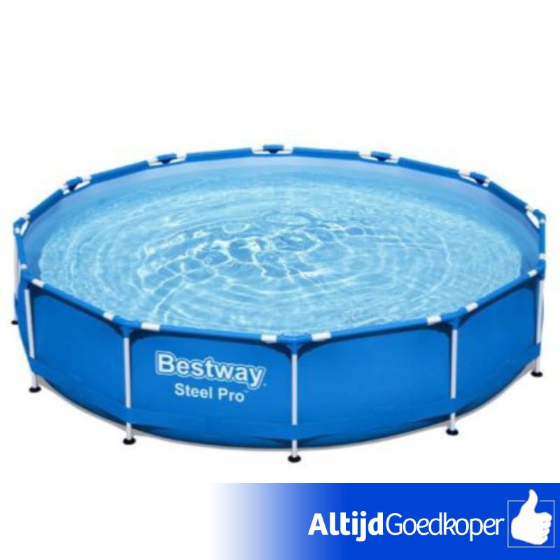 Bestway Steel Pro Zwembad met Filterpomp | Familiebad | 366cm x 76cm | Nieuw in doos incl. garantie Bestway Steel Pro Zwembad met Filterpomp | Familiebad | 366cm x 76cm | Nieuw in doos incl. garantie