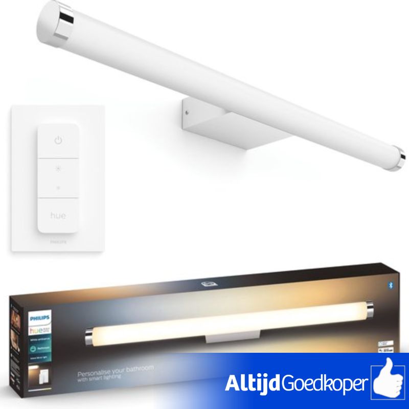 NEW! Philips HUE White Ambiance Bathroom Mirror Light Adore NEW! Philips HUE White Ambiance Bathroom Mirror Light Adore