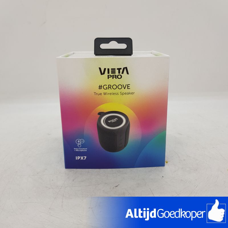 Vieta Pro bluetooth speaker Groove (Zwart) - NIEUW! Vieta Pro bluetooth speaker Groove (Zwart) - NIEUW!