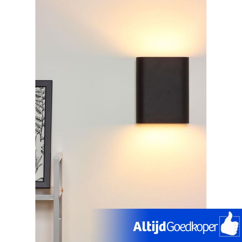 Lucide OVALIS Wandlamp 2xE14 Zwart | Nieuw in verpakking Lucide OVALIS Wandlamp 2xE14 Zwart | Nieuw in verpakking