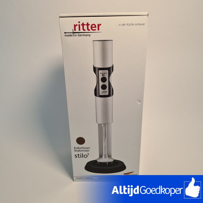 Ritter Draadloze Staafmixer Stilo 7 Donker Bruin | Nieuw