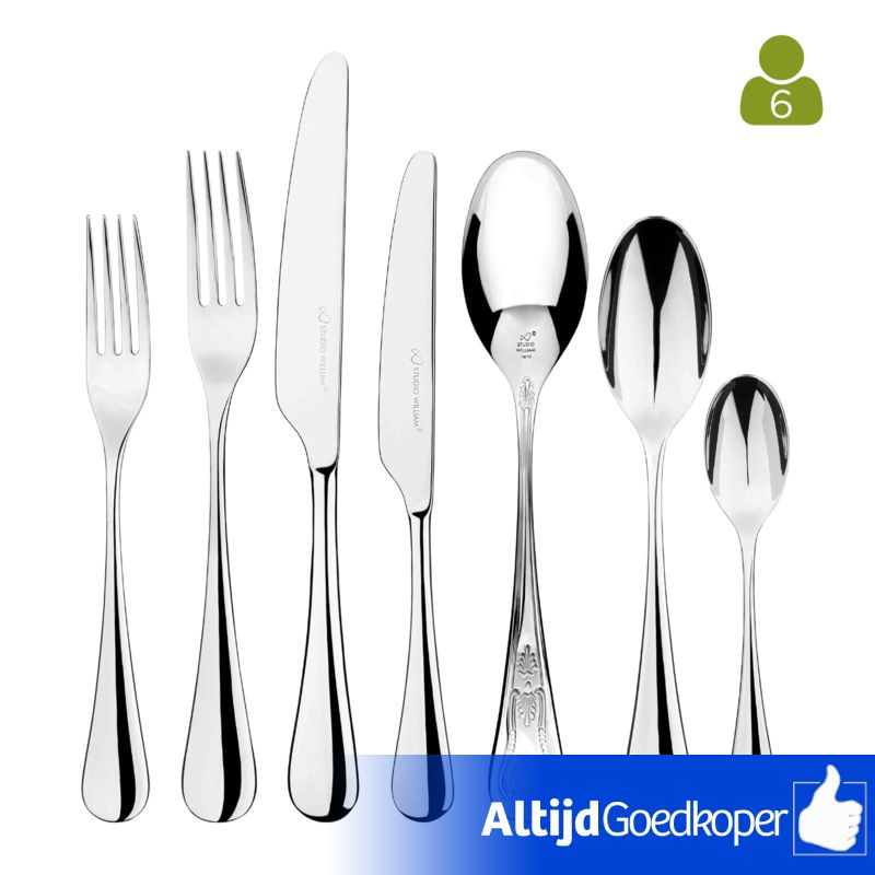 Studio William Royal Oak 42 Piece Set I Nieuw I Doos Beschadigd