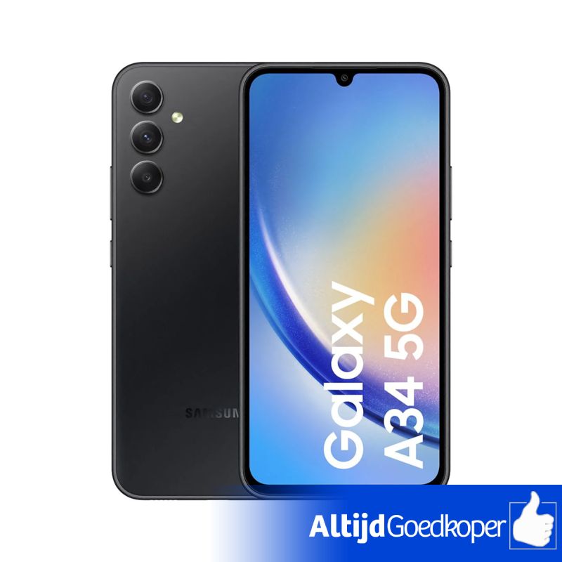 Samsung Galaxy A34 5G 128GB awesome graphite | NIEUW gesealed Samsung Galaxy A34 5G 128GB awesome graphite | NIEUW gesealed