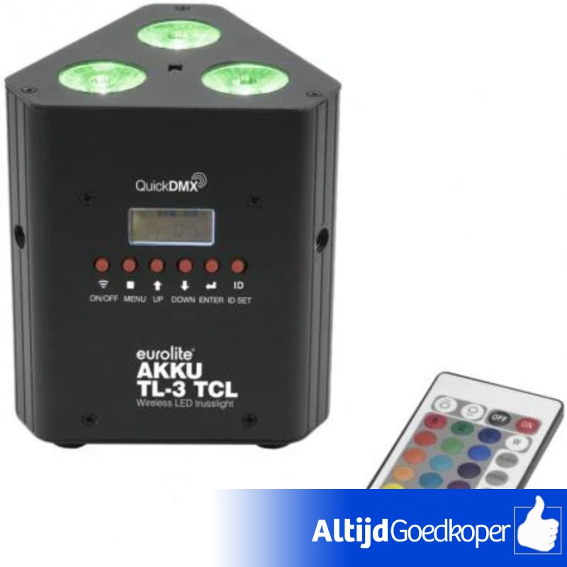 EUROLITE LED TL-3 TCL QUICKDMX, NIEUW IN DOOS | NWPR 155 EURO