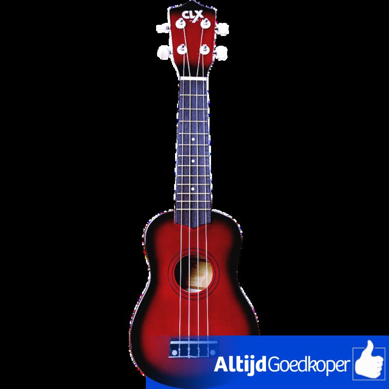 CLX Ukelele Red Burst