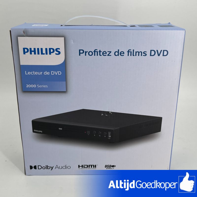 Philips TAEP200/20 - DVD-speler - 2021 Model - (2000 series) met CD-ondersteuning - Zwart Philips TAEP200/20 - DVD-speler - 2021 Model - (2000 series) met CD-ondersteuning - Zwart