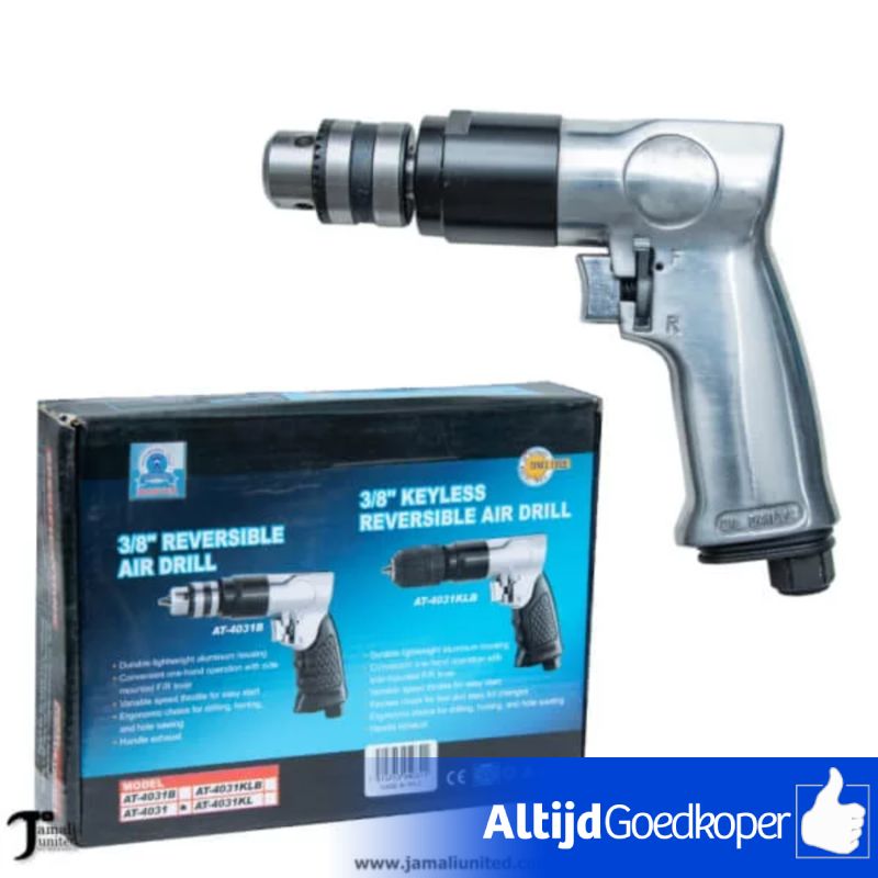 3/8'' Reversible Air Drill AT-4031B | Nieuw | Elders 25 euro 3/8'' Reversible Air Drill AT-4031B | Nieuw | Elders 25 euro