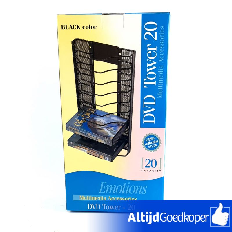 Opbergrek Games, DVD, CD, Black/Zwart | Nieuw In Doos Opbergrek Games, DVD, CD, Black/Zwart | Nieuw In Doos