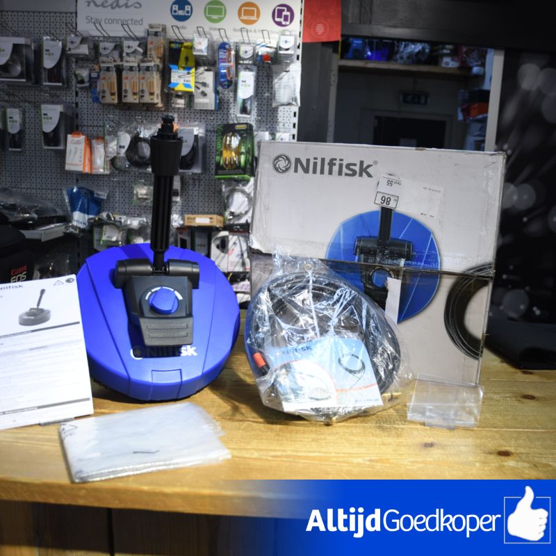 Nilfisk Terrasreiniger en Hogedrukslang (5M) Blauw | Nieuw