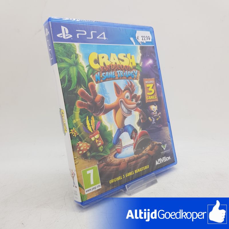 Crash Bandicoot: NSane Trilogy - PS4 Game - NIEUW!
