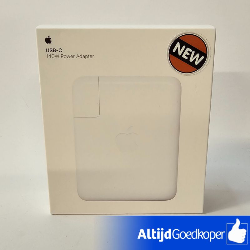 Apple USB-C Power Adapter 140W White | Nieuw Apple USB-C Power Adapter 140W White | Nieuw