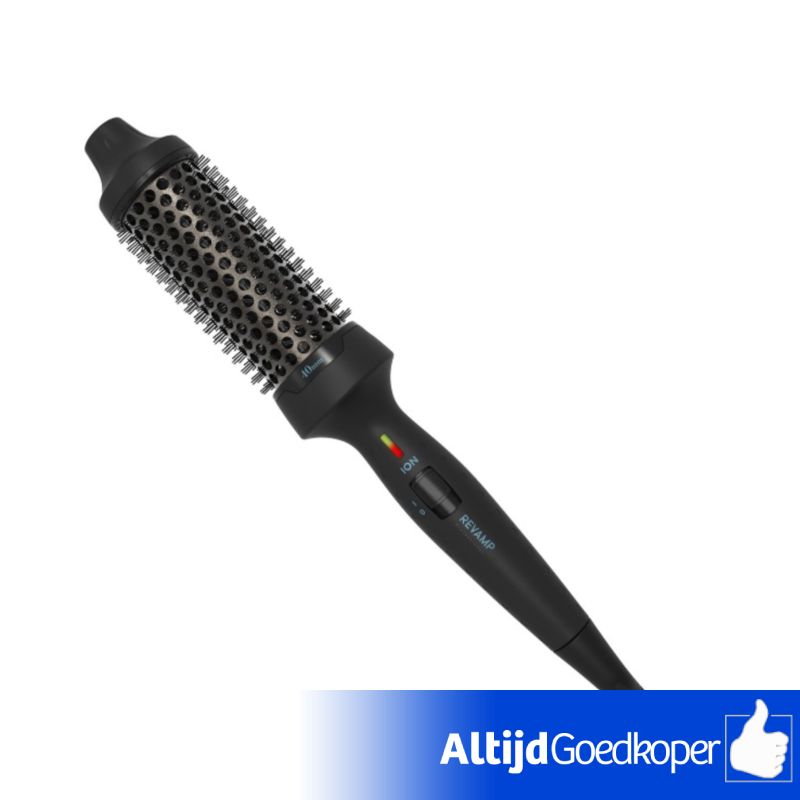 Revamp Progloss Keramische Warmteborstel - 40 mm Krulborstel - 3 Meter Salonkabel - Fohnborstels Revamp Progloss Keramische Warmteborstel - 40 mm Krulborstel - 3 Meter Salonkabel - Fohnborstels