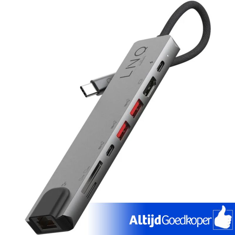LINQ 8 in 1 Pro Multiport Hub - Nieuw LINQ 8 in 1 Pro Multiport Hub - Nieuw