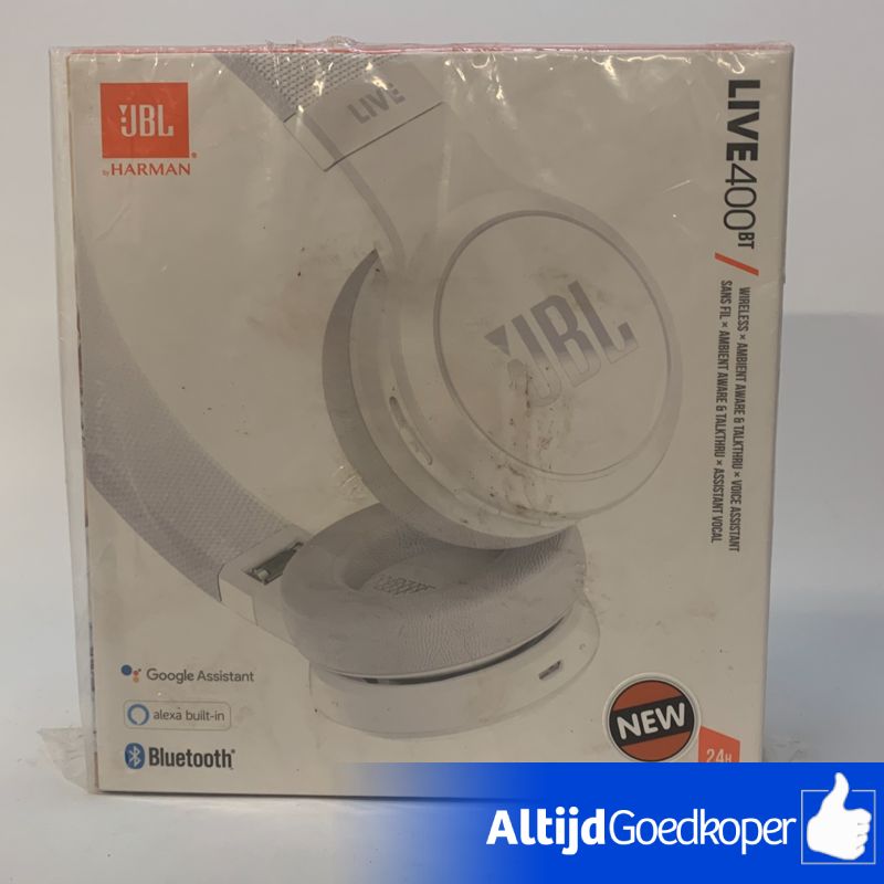 JBL Live 400BT Wireless On-Ear Headphones | Nieuw JBL Live 400BT Wireless On-Ear Headphones | Nieuw