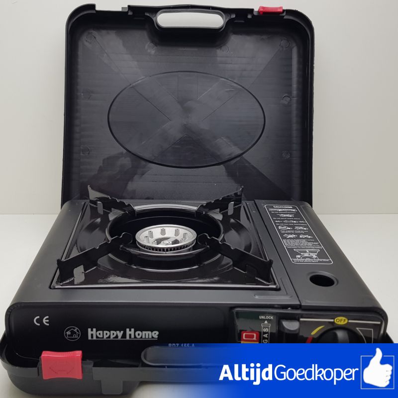 Happy Home Portable Gas Stove I Nieuw in koffer