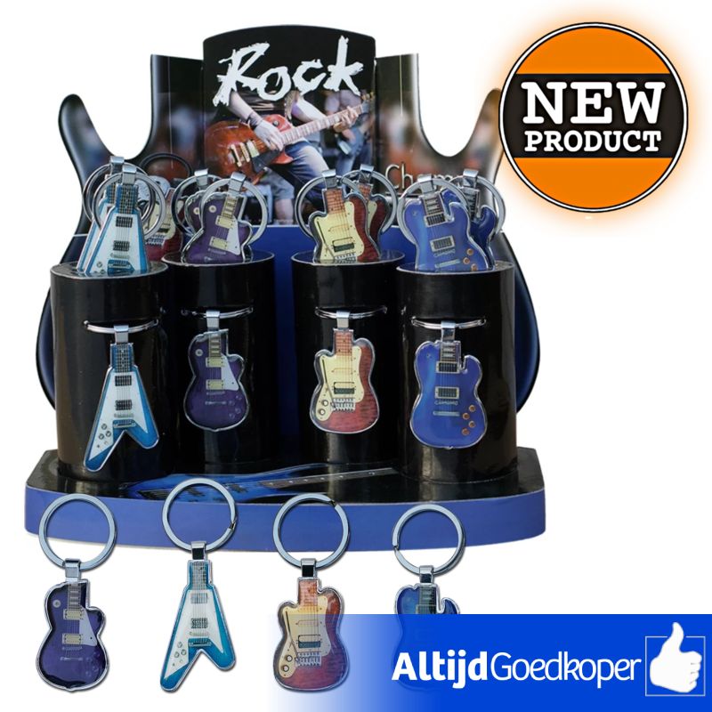 Champ Luxe Gitaar Sleutelhanger | NIEUW Champ Luxe Gitaar Sleutelhanger | NIEUW
