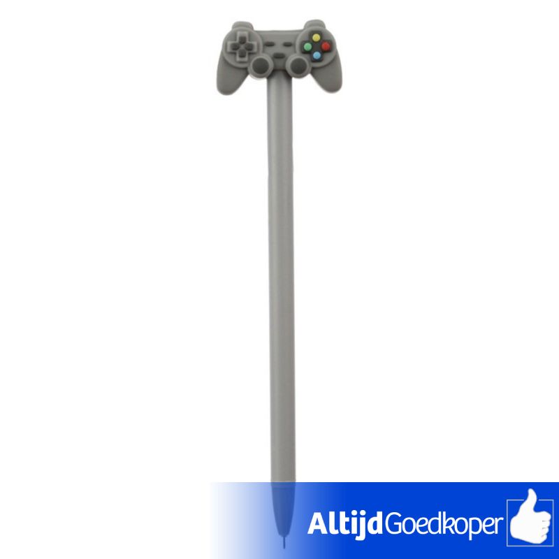 Game Over Pen Met Fijne Punt Controller Grijs Game Over Pen Met Fijne Punt Controller Grijs