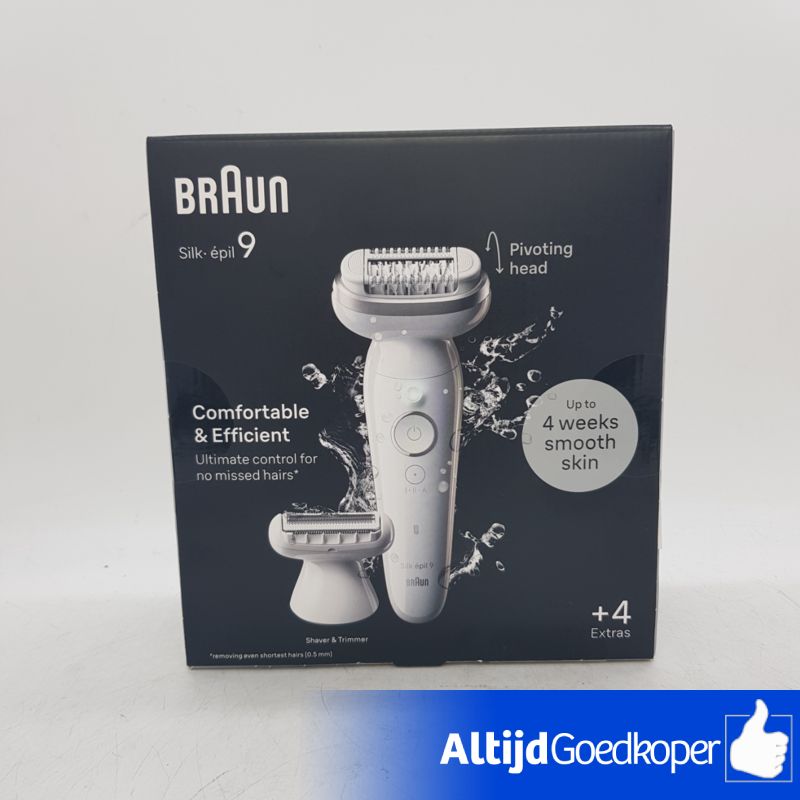 Braun Silk·épil 9 - Epilator Voor Eenvoudige Ontharing - Nieuw! Braun Silk·épil 9 - Epilator Voor Eenvoudige Ontharing - Nieuw!