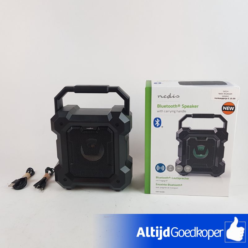 Nedis RGB Bluetooth speaker nieuw Nedis RGB Bluetooth speaker nieuw