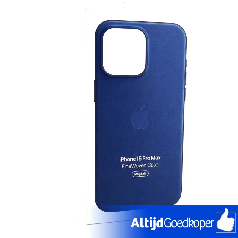 Apple iPhone 15 Pro Max Finewoven Case Blue/Blauw | Nieuw In Doos Apple iPhone 15 Pro Max Finewoven Case Blue/Blauw | Nieuw In Doos