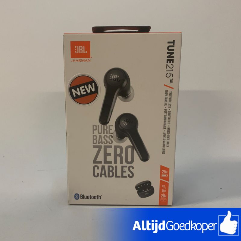 JBL Tune 215TWS by Harman True Wireless Headphones | Nieuw JBL Tune 215TWS by Harman True Wireless Headphones | Nieuw