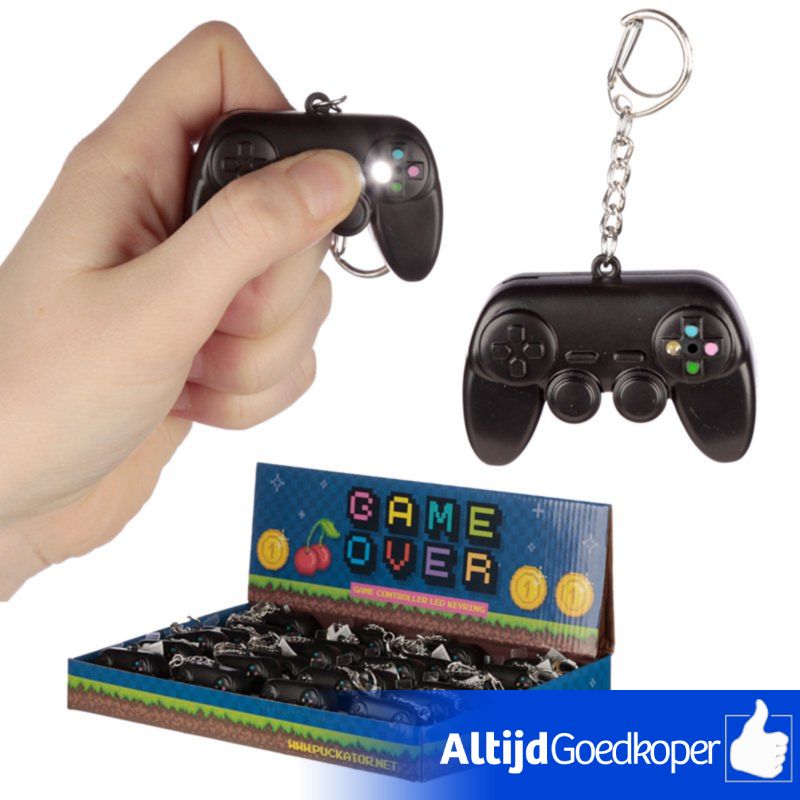 Game Over Controller Zwart Sleutelhanger Game Over Controller Zwart Sleutelhanger