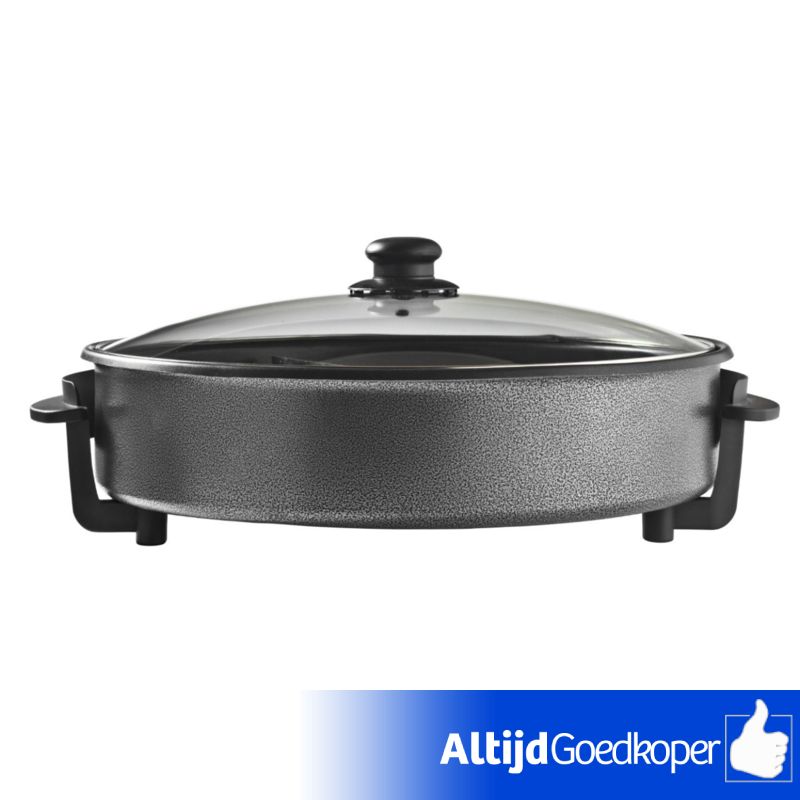 CaterTech Snackpan XL 1500W Grijs | Nieuw in Doos