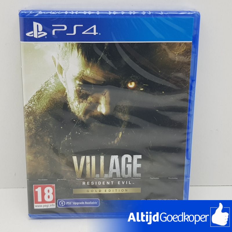 Sony Playstation 4 Resident Evil Village Gold Edition Nieuw Sony Playstation 4 Resident Evil Village Gold Edition Nieuw