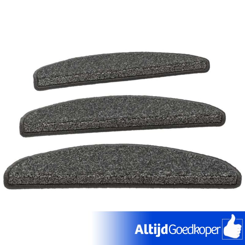 Leen Bakker Trapmatten Athenes Step 16 Stuks Grijs | Nieuw