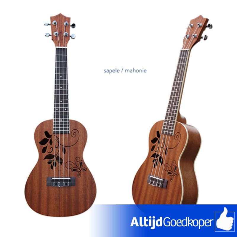 Leaves Concert Ukuleles