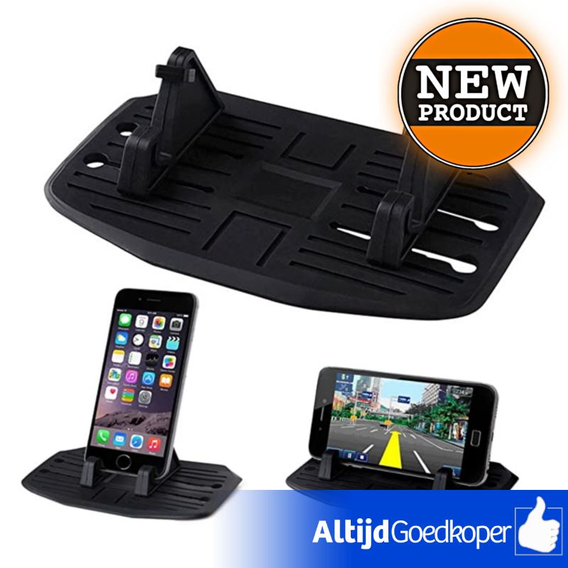 Sonlib Universele anti-slip Pad Telefoonhouder Auto Dashboard Siliconen Telefoonstandaard Matzwart | NIEUW Sonlib Universele anti-slip Pad Telefoonhouder Auto Dashboard Siliconen Telefoonstandaard Matzwart | NIEUW